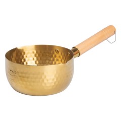 Сотейник из нержавеющей стали 16 см, золото.