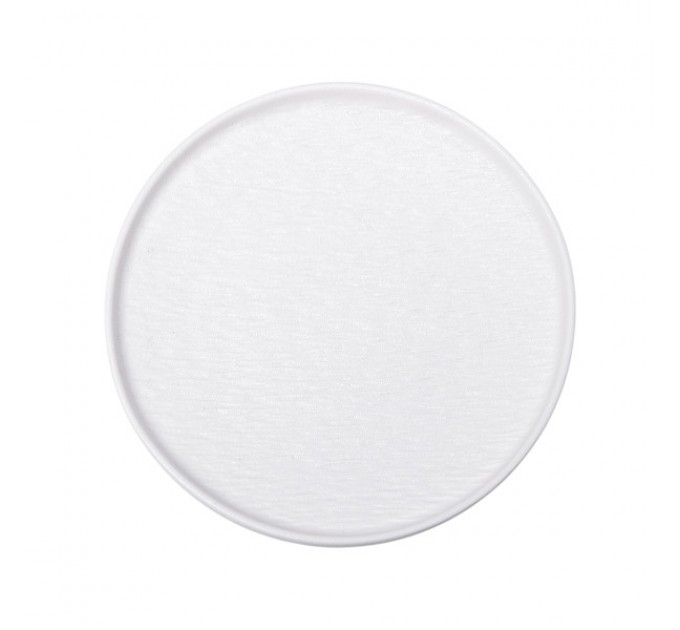 Тарелка керамическая в скандинавском стиле 20 см, белый.