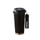 Термочашка Coffee 500 мл з ремінцем, чорний
