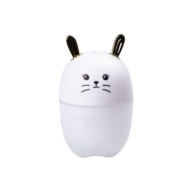 Зволожувач повітря для дитячої кімнати Зайчик 220 мл, білий