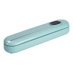 Вакууматор Vacuum Sealer для домашнего использования 300 Вт 10 пакетов, бирюзовый