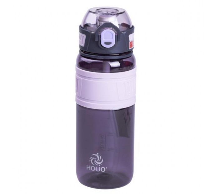 Пляшка для води спортивна Houo 750 мл із фліп кришкою, фіолетовий