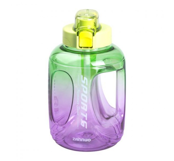 Пляшка для води спортивна з трубочкою 1.6 л, зелений