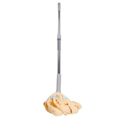 Швабра-моп мотузкова для миття підлоги, жовтий