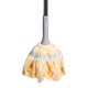 Швабра-моп мотузкова для миття підлоги, жовтий