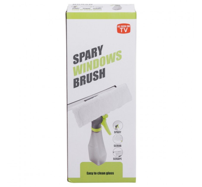 Щітка-розпилювач для миття вікон із водозгоном