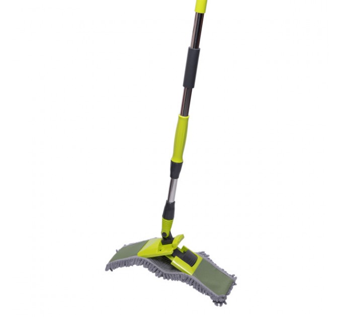 Швабра для підлоги зі складаною насадкою та змінними серветками 130 см