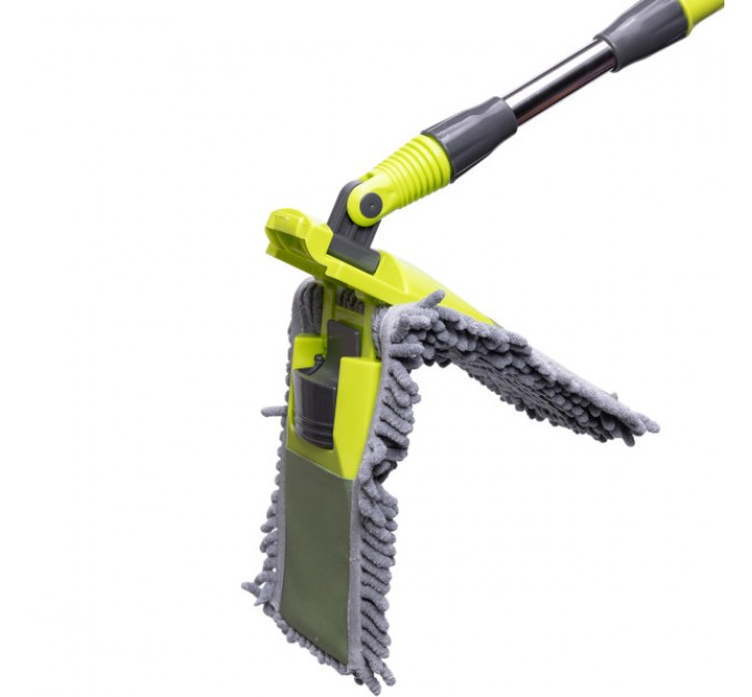 Швабра для підлоги зі складаною насадкою та змінними серветками 130 см