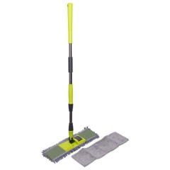 Швабра для підлоги зі складаною насадкою та змінними серветками 130 см