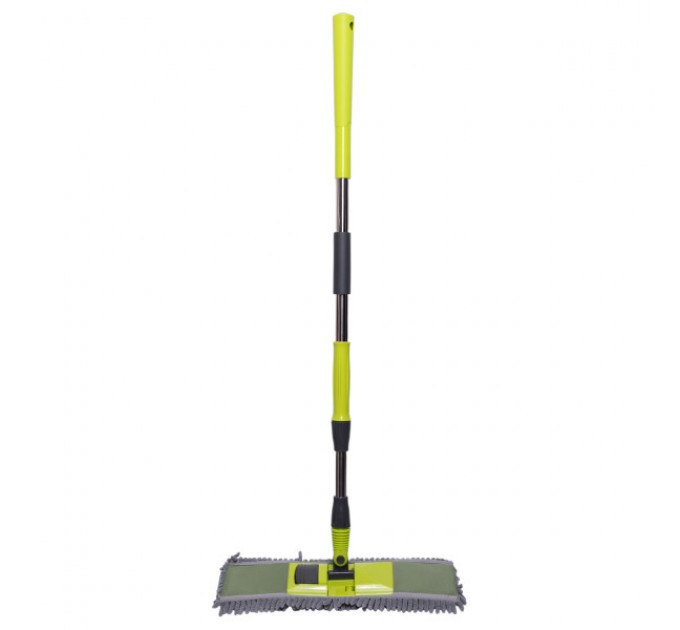 Швабра для підлоги зі складаною насадкою та змінними серветками 130 см