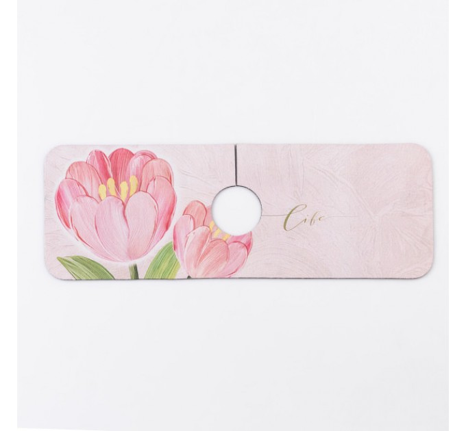 Килимок під змішувач вологовбираючий 37,5*13 см, рожевий