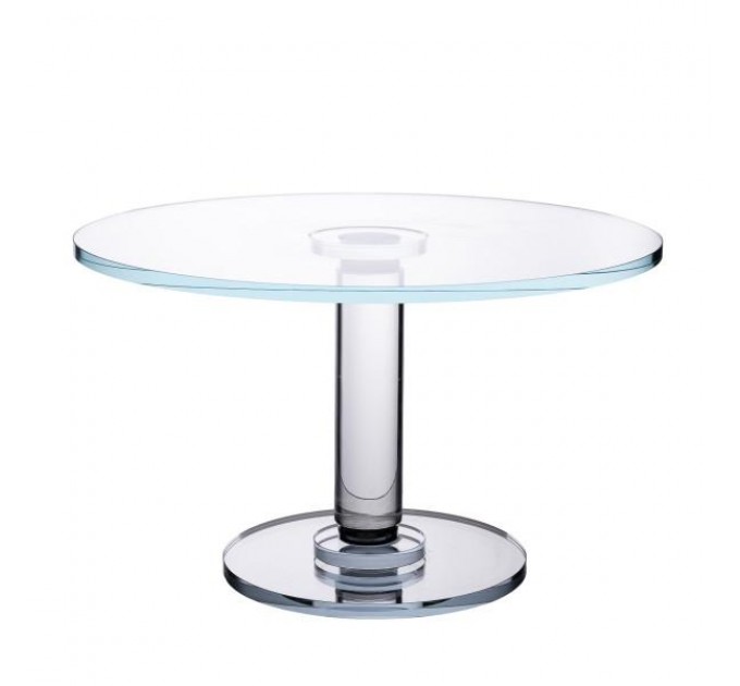 Тортівниця на ніжці Minimalism скляна 19 см