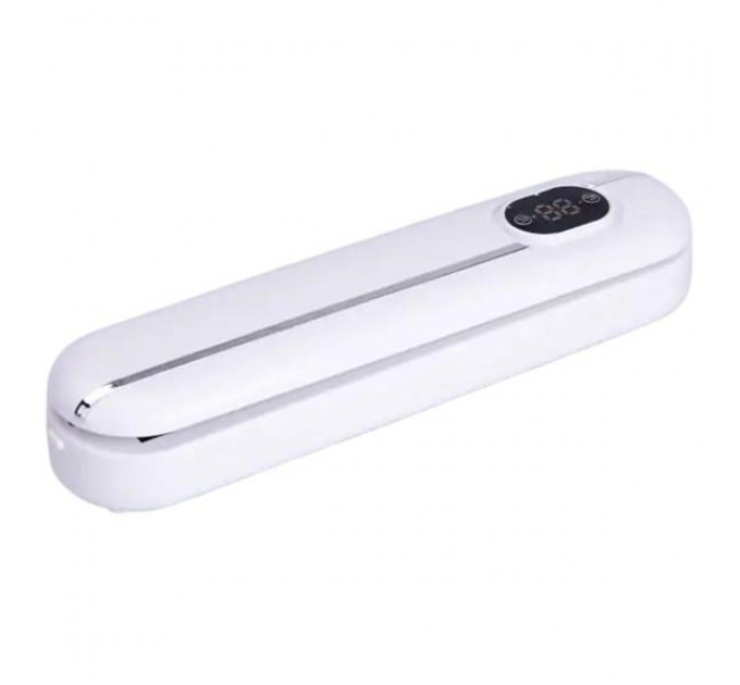 Вакууматор Vacuum Sealer для домашнього використання 300 Вт 10 пакетів у комплекті, білий