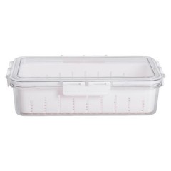 Контейнер для зберігання пластиковий 31*16*7.5 см, білий