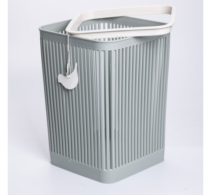 Кошик для сміття пластиковий 8 л, оливковий