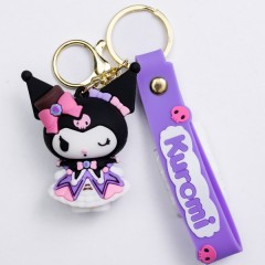 Брелок для ключів Kuromi 4,5*6 см, чорний