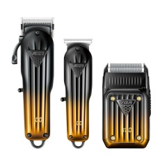 Набір для стрижки волосся і бороди 3 в 1 VGR V-644  акумуляторний, золотистий з чорним