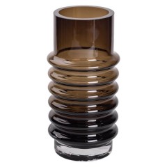 Ваза для квітів скляна у Вінтажному стилі 31 см, чорний