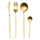 Набір столових приборів 24 предмети на 6 персон, золото Набір столових приборів 24 предмети на 6 персон, золото