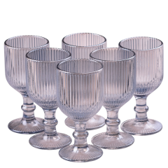 Набір чарок для міцних напоїв ребристих 6 штук по 50 мл
