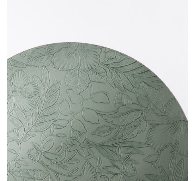 Коврик для сервировки стола Orchids 38 см, оливковый