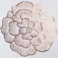Килимок для сервірування столу Peony 38 см, золото