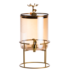 Лимонадниця з краном 3,6 л на металевій підставці