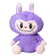 Labubu велика м'яка іграшка-сюрприз, фіолетовий