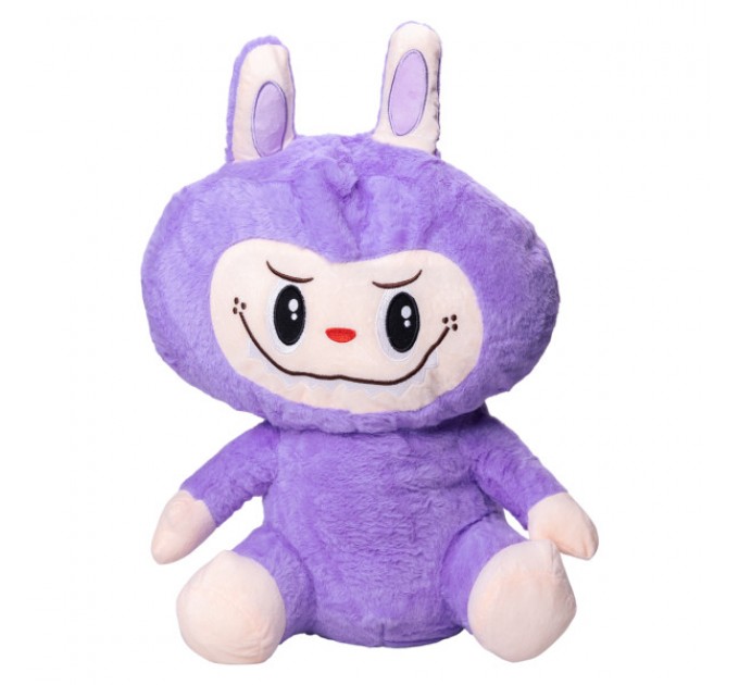 Labubu велика м'яка іграшка-сюрприз, фіолетовий Labubu велика м'яка іграшка-сюрприз, фіолетовий