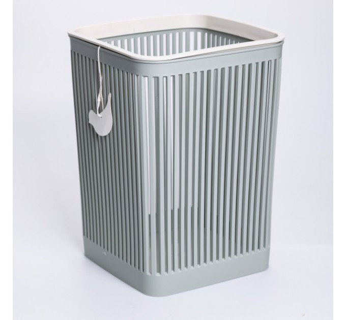 Кошик для сміття пластиковий 8 л, оливковий