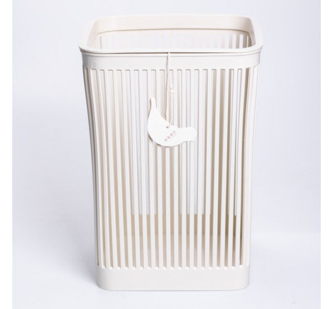 Корзина для мусора пластиковая 8 л, белая