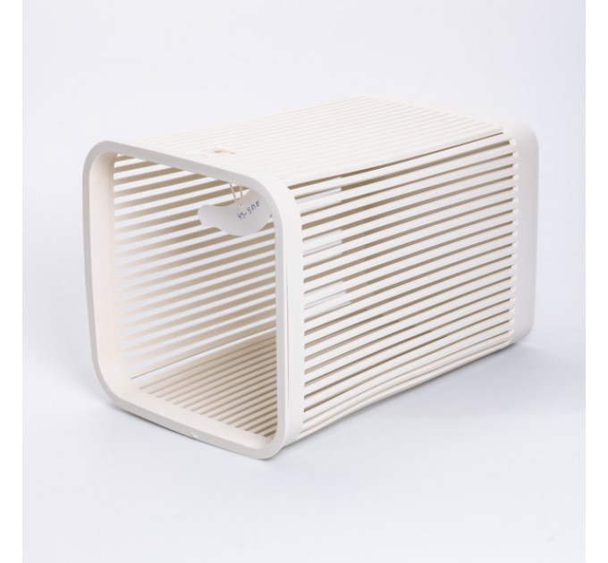 Корзина для мусора пластиковая 8 л, белая