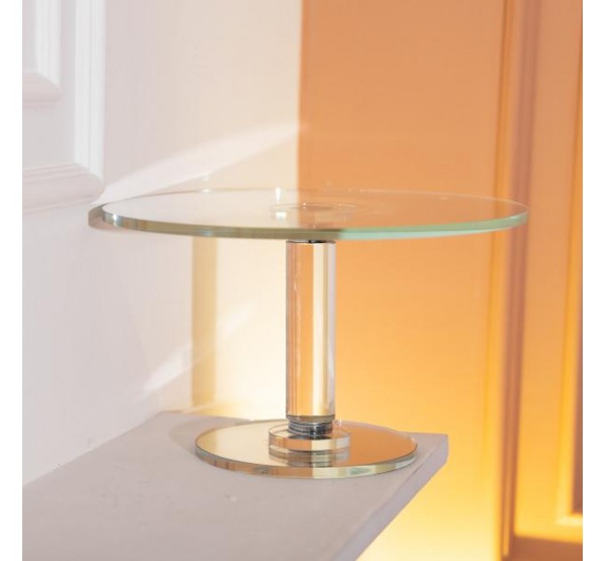 Тортівниця на ніжці Minimalism скляна 19 см