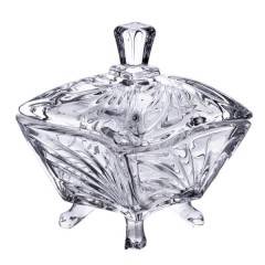 Цукорниця Bomboniere із товстого скла на ножках
