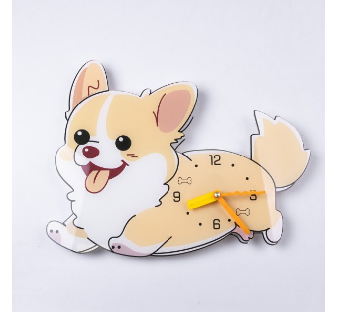 Годинник настінний "Маленький друг" 42*32*5 см, помаранчевий Годинник настінний "Маленький друг" 42*32*5 см, помаранчевий