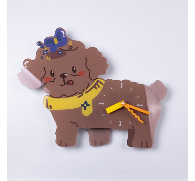 Годинник настінний "Маленький друг" 42*32*5 см, коричневий Годинник настінний "Маленький друг" 42*32*5 см, коричневий