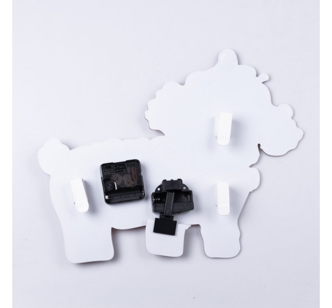 Годинник настінний "Маленький друг" 42*32*5 см, коричневий