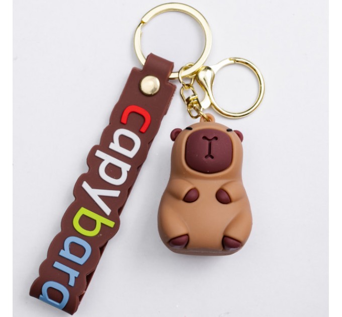 Брелок для ключей Капибара 3*5 см (рандом)