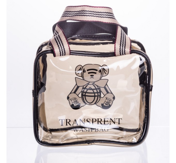 Косметичка дорожная прозрачная 22*9*20 см