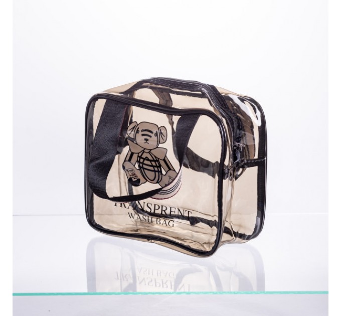 Косметичка дорожная прозрачная 22*9*20 см