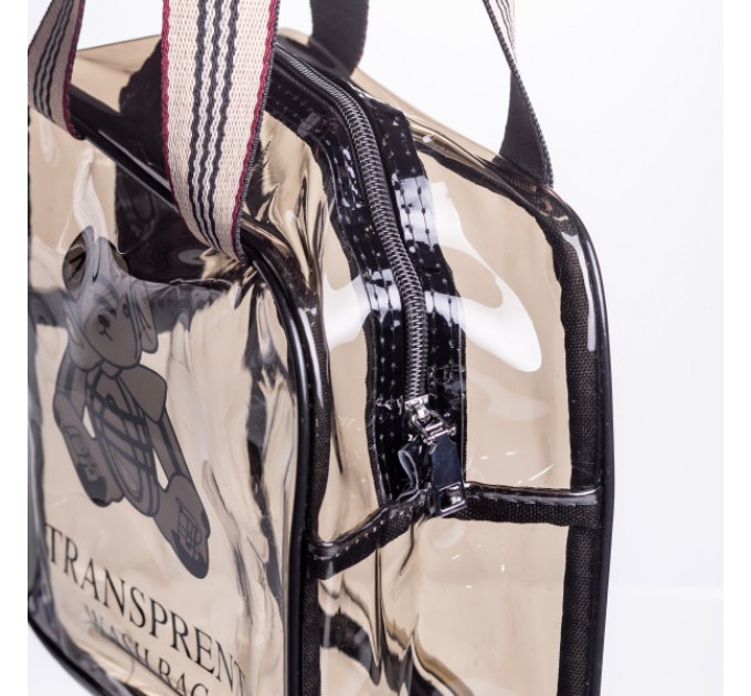 Косметичка дорожная прозрачная 22*9*20 см