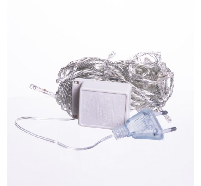 Гірлянда Нитка 120 LED 10 м чорна, жовтий