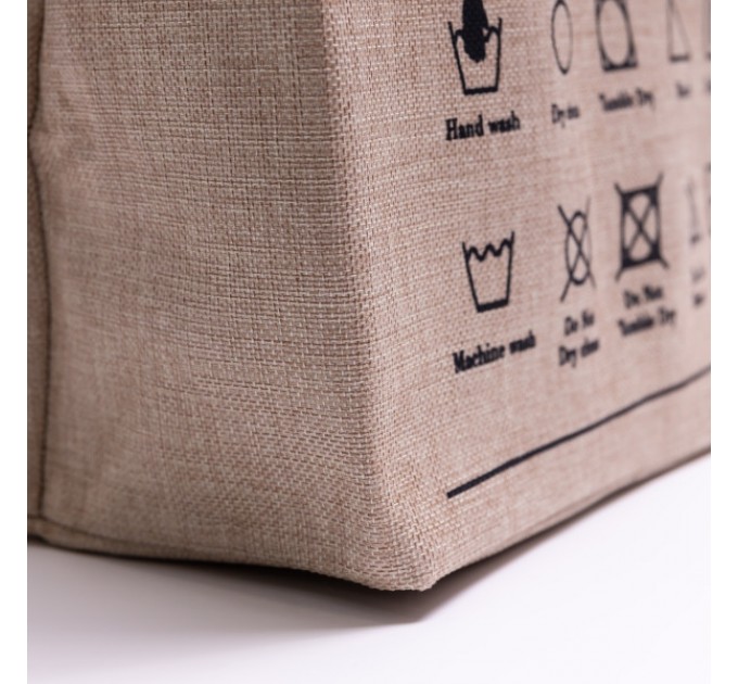 Кошик для білизни текстильний 31*26*44 см, бежевий