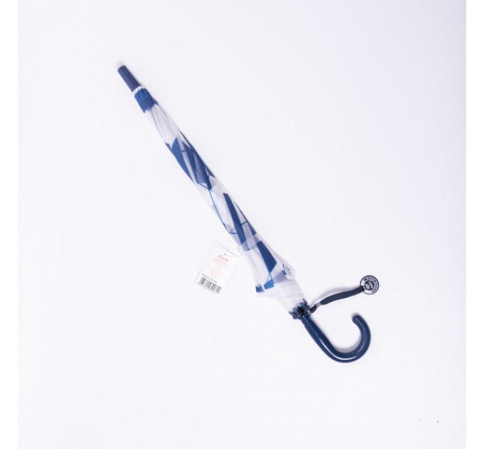 Детский зонт-трость полуавтомат сложный 82 см, синий