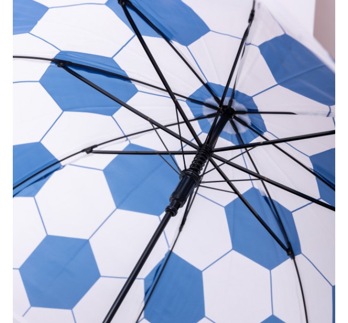 Детский зонт-трость полуавтомат сложный 82 см, синий