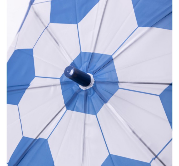 Детский зонт-трость полуавтомат сложный 82 см, синий