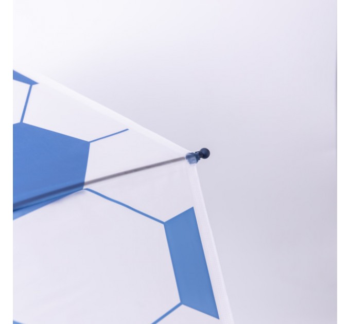 Детский зонт-трость полуавтомат сложный 82 см, синий