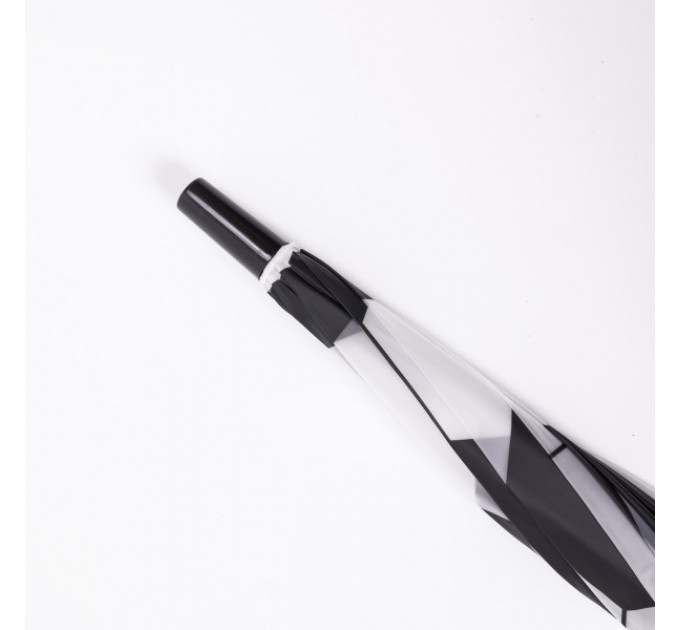 Дитяча парасоля-тростина напівавтомат складна 82 см, чорний