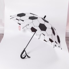 Дитяча парасоля-тростина напівавтомат складна 82 см, чорний