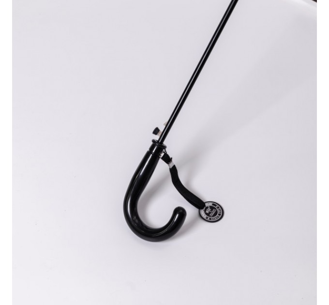 Дитяча парасоля-тростина напівавтомат складна 82 см, чорний